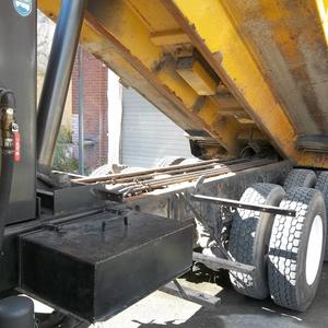 Tandem Axle Dump Truck Frame BEFORE PAINT