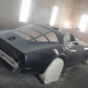 Corvette BEFORE Soda Blasting