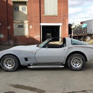 Corvette AFTER Soda Blasting